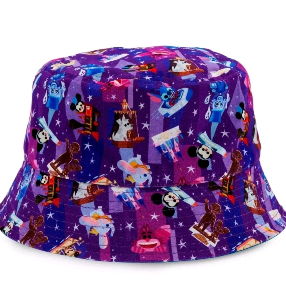 Disney Girl Vibrant Purple Character Bucket Hat